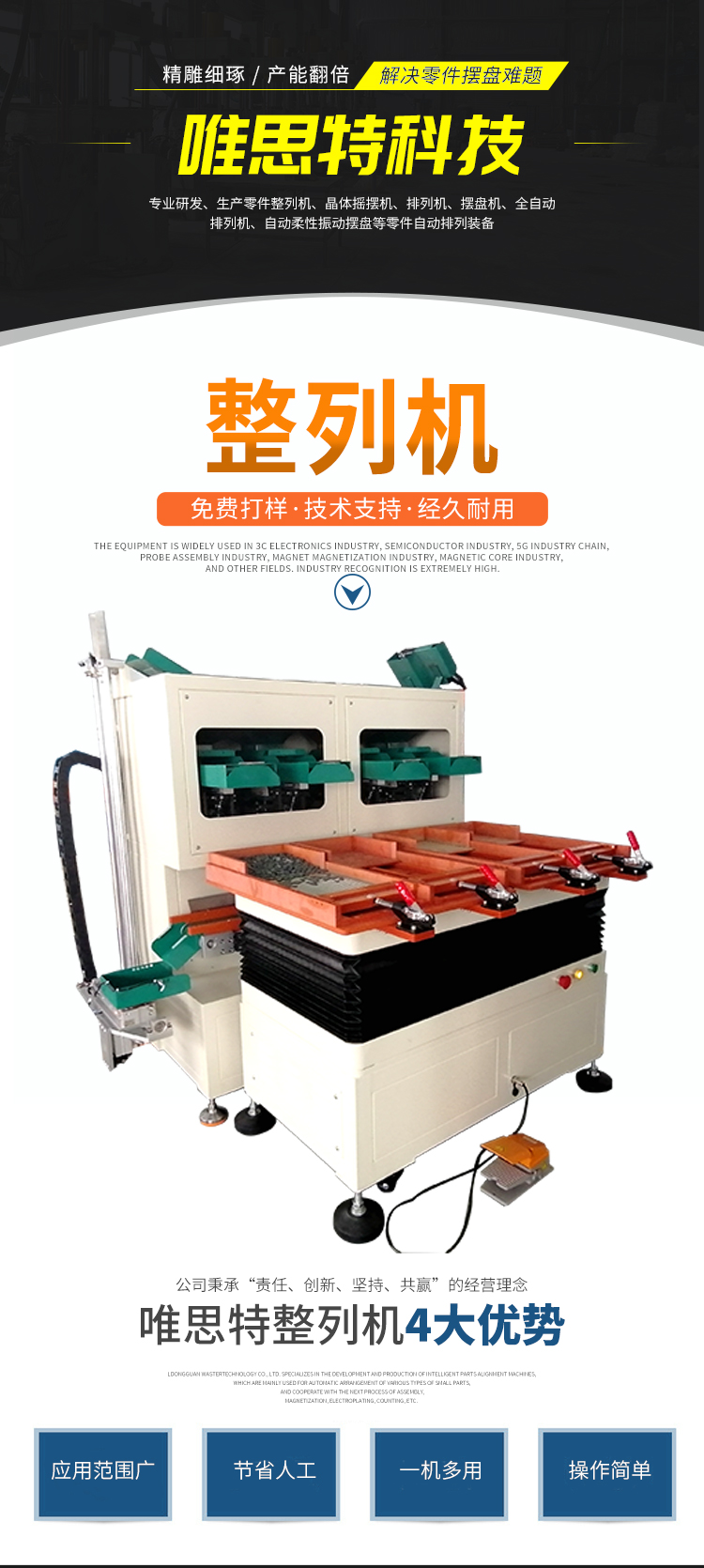 磁芯零件整列機詳情